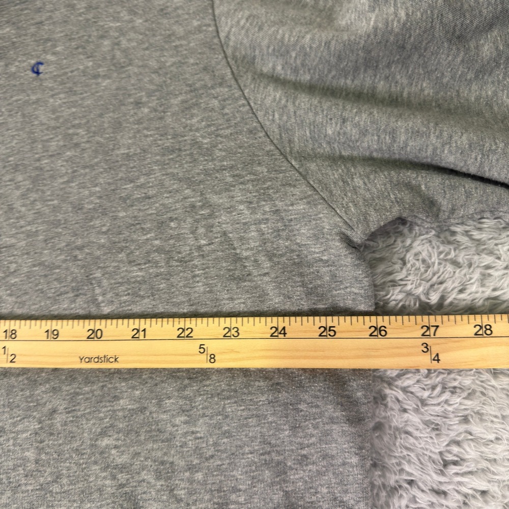 Criquet Mens XXL Quarter Zip Sweatshirt Heather Gray Pullover Mock Neck Logo - Picture 8 of 9